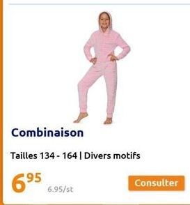 Combinaison  Tailles 134-164 | Divers motifs  95  6.⁹5  6.95/st 