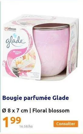 bougie parfumée glade