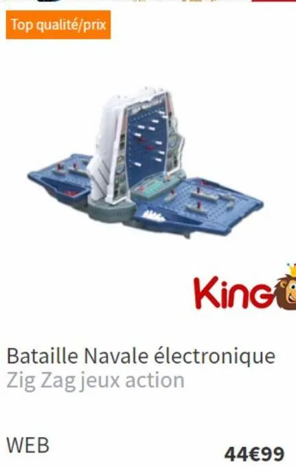 top qualité/prix  web  bataille navale électronique zig zag jeux action  44€99 