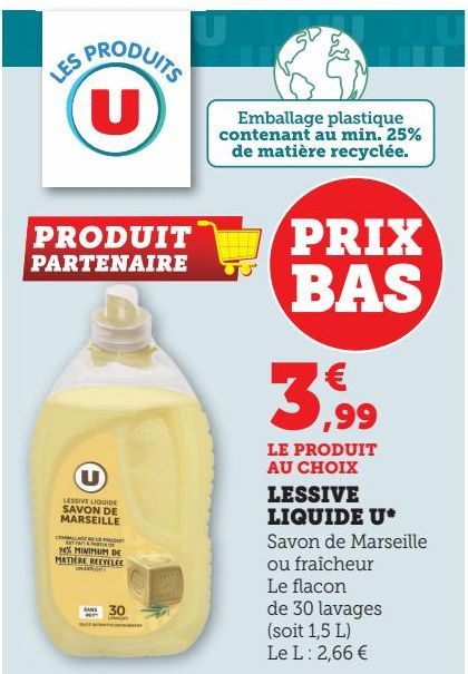 LESSIVE LIQUIDE U