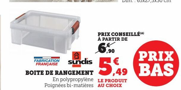 BOITE DE RANGEMENT