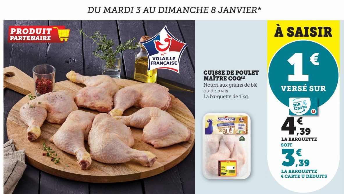 CUISSE DE POULET MAÎTRE COQ 