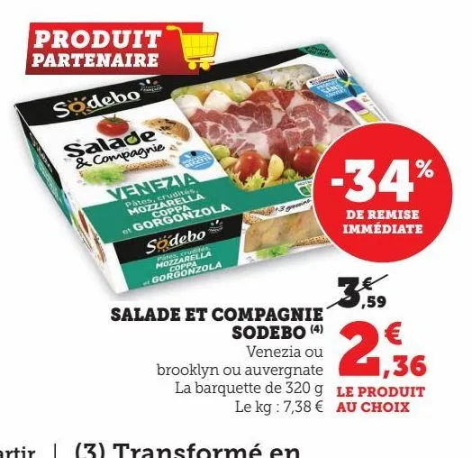 salade et compagnie  sodebo  