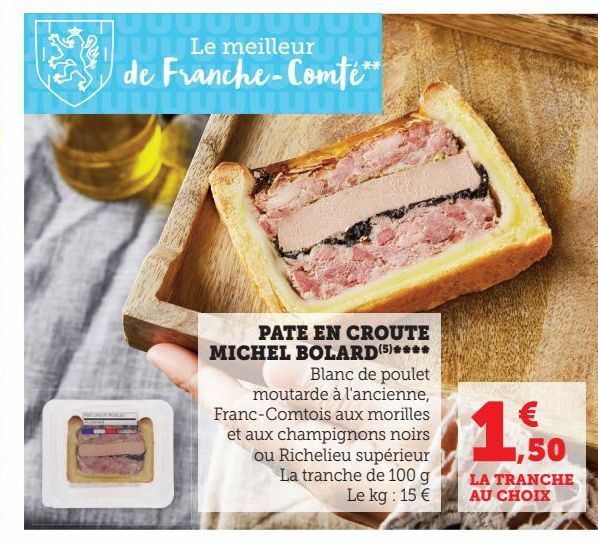 PATE EN CROUTE MICHEL BOLARD  