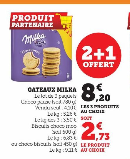 GATEAUX MILKA 