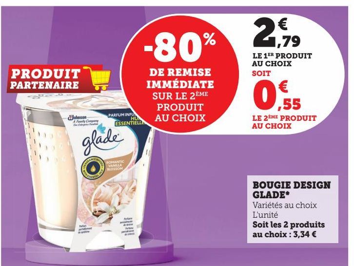 BOUGIE DESIGN GLADE