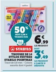 stylos feutres stabilo