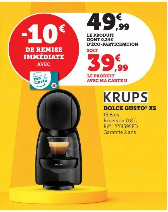 dolce gusto xs