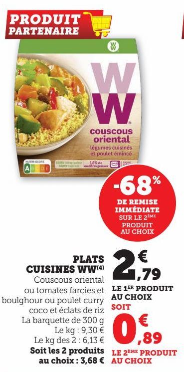 PLATS CUISINES WW 