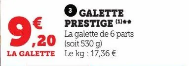 galette prestige 