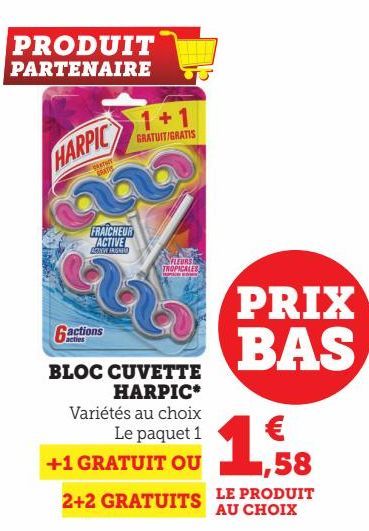 BLOC CUVETTE HARPIC