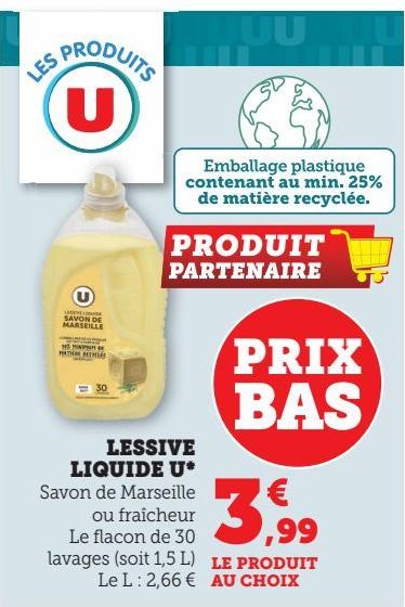 LESSIVE LIQUIDE U