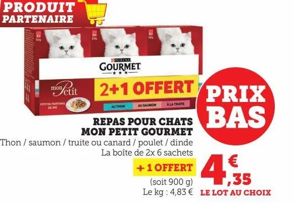 repas pour chats mon petit gourmet