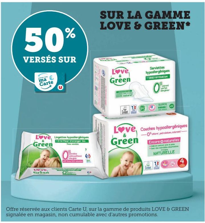 SUR LA GAMME LOVE & GREEN