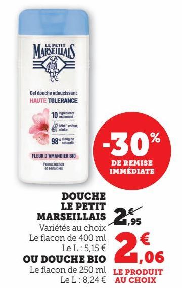 DOUCHE LE PETIT MARSEILLAIS