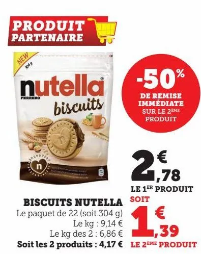 biscuits nutella 