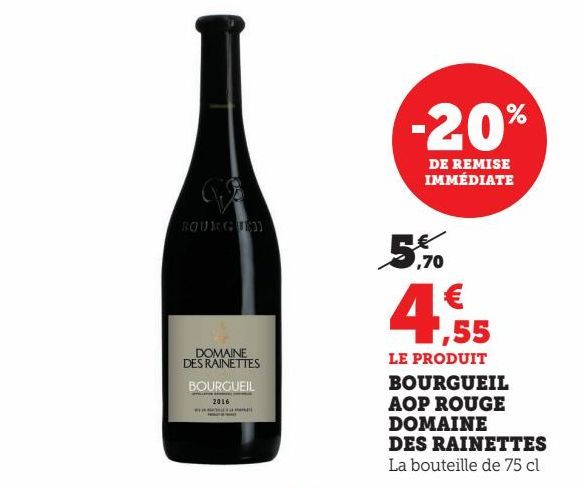 BOURGUEIL AOP ROUGE DOMAINE DES RAINETTES