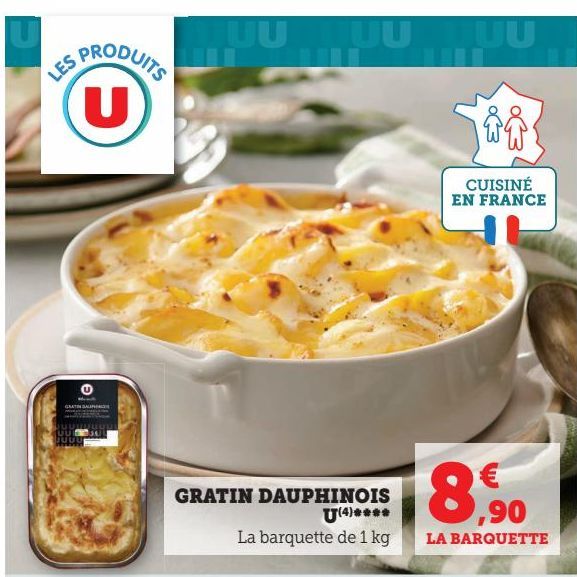 GRATIN DAUPHINOIS U(4)****