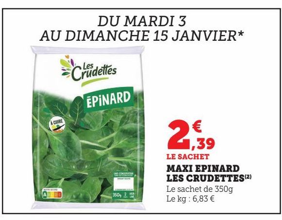 MAXI EPINARD LES CRUDETTES(2)