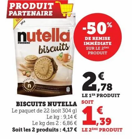 biscuits nutella 