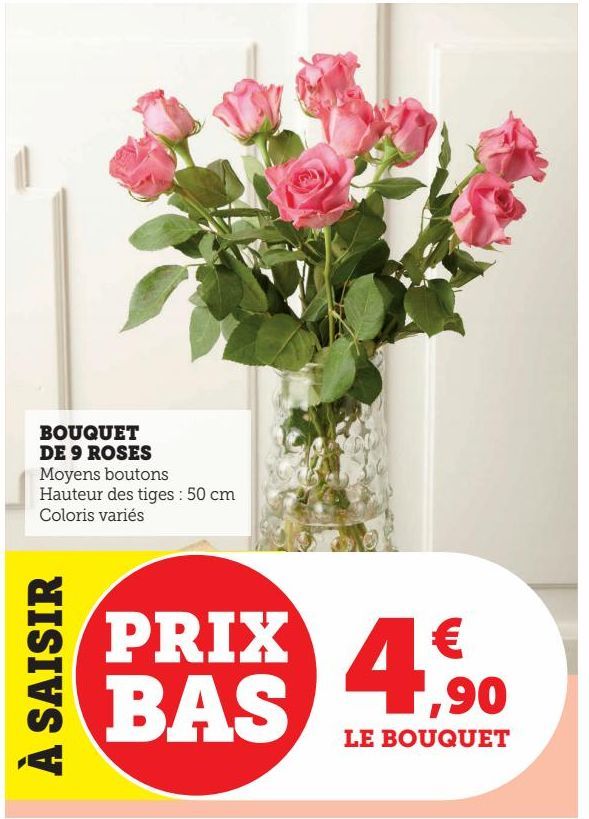 BOUQUET DE 9 ROSES