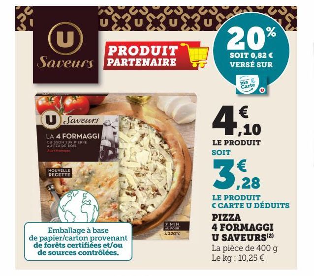 PIZZA 4 FROMAGGI U SAVEURS(2)