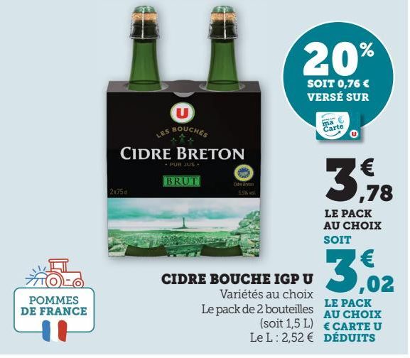 CIDRE BOUCHE IGP U