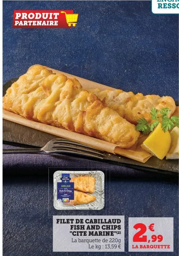 filet de cabillaud fish and chips cite marine (2)