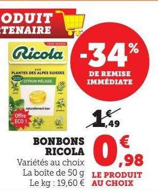 BONBONS RICOLA