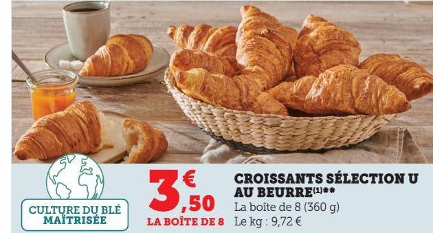 CROISSANTS SELECTION U AU BEURRE(1)**