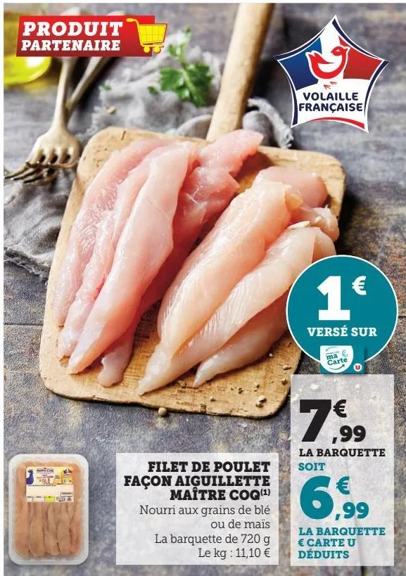 filet de poulet facon aiguillette matre coq(1)