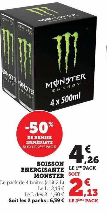 boisson energisante monster