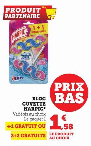 BLOC CUVETTE HARPIC*