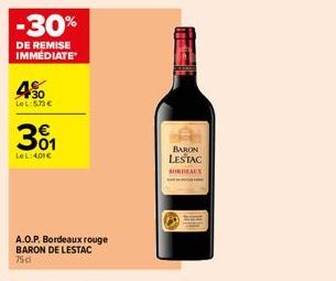 soldes Baron de Lestac