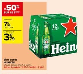 bière blonde Heineken