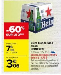 bière blonde Heineken