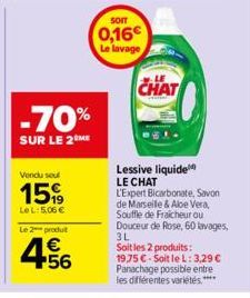 lessive liquide Le chat