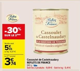 cassoulet Reflets de France