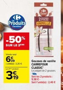 vanille Carrefour