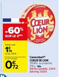 camembert Coeur de Lion