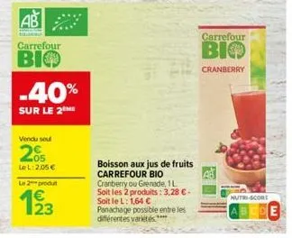 jus de fruits carrefour