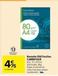 papier Carrefour