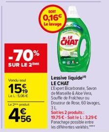 lessive liquide Le chat