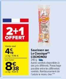 saucisson sec 