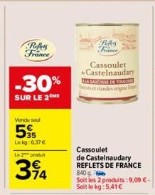 cassoulet Reflets de France