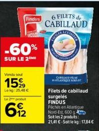 cabillaud Findus