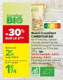 fruits secs carrefour