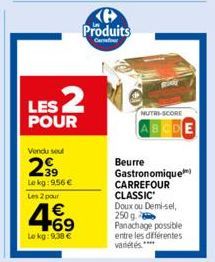 beurre Carrefour