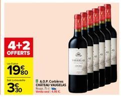 4+2 OFFERTS  19%  VAUGELAS 