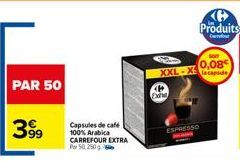 capsules de café Carrefour